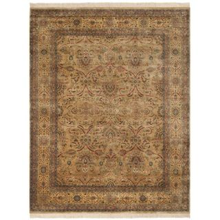 Safavieh Hand knotted Ganges River Camel/ Gold Wool Rug (8 X 10)