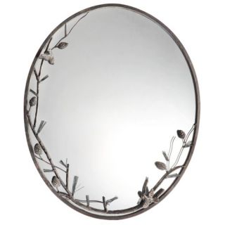 Pinecone and Branch Wall Mirror
