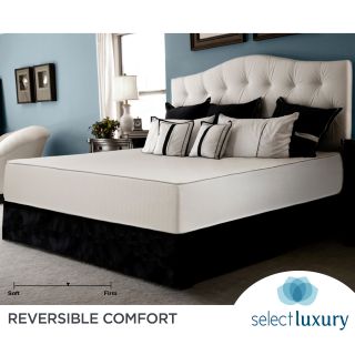 Select Luxury Reversible Medium Firm 10 inch Cal King size Foam Mattress