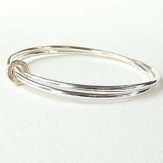 nine carat gold spinner eternity bangle by silversynergy