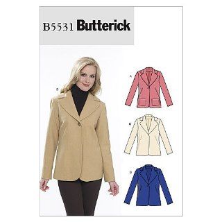 Butterick Patterns B5531 Misses' Jacket, Size BB (8 10 12 14)