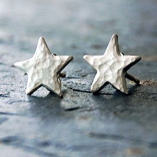 handmade sterling silver star earrings by penelopetom direct ltd