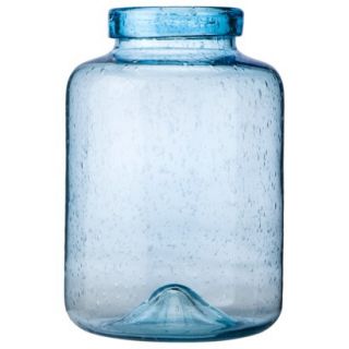 Threshold™ Bubble Glass Jar Vase   Blue 11.42