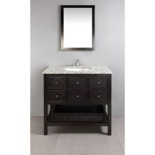 Simpli Home Burnaby 36 Single Bathroom Vanity Set