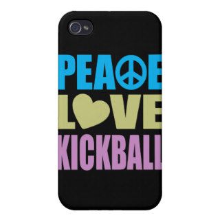 Peace Love Kickball iPhone 4/4S Case