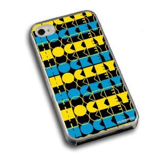 Hockey iPhone Case (iPhone 4/4S) with Black Background Cell Phones & Accessories