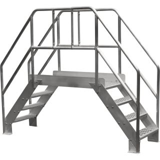 Bustin 32-In. Spacesaver Crossover Ladder — 4-Steps, 500-Lb. Capacity, Model# BE3105  Work Station Steps   Crossovers