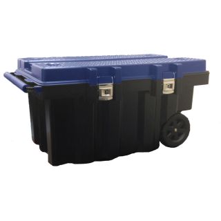 Kobalt 50 Gallon 24 in Black Plastic Tool Chest with Wheels