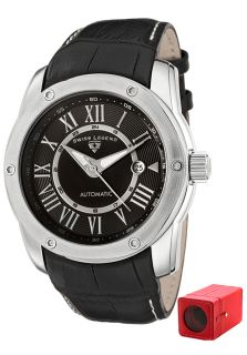 Swiss Legend 10005A 01 W  Watches,Mens Traveler Automatic Black Leather, Casual Swiss Legend Automatic Watches