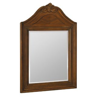 ESTATE by RSI 37 in H x 25 in W Colonial Spiced Cognac Rectangular Bathroom Mirror
