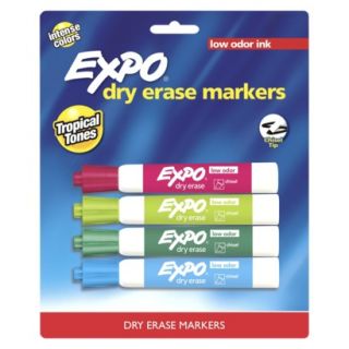 Expo 4ct Low Chisel Dry Erase Markers   Tropical