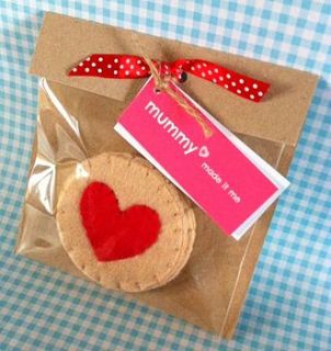 valentines day pretend play felt food cookie by mummy made it me