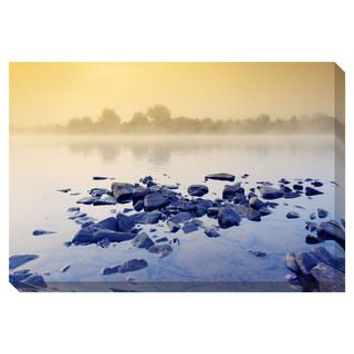 River Mist I Oversized Gallery Wrapped Canvas Canvas