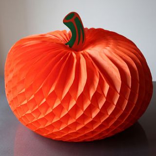 halloween paper pumpkin decorations by pearl and earl