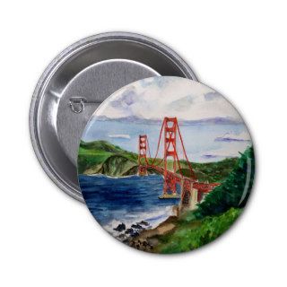 Golden Gate Bridge Button