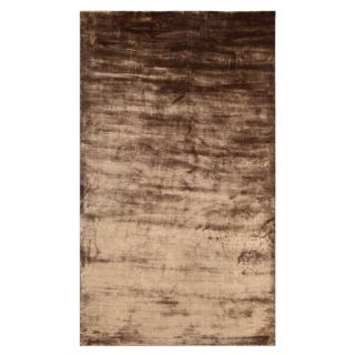 Hand loomed Beige/ Brown Abstract Pattern Wool Rug (5 X 8)