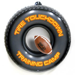 Inflatable Tire Touchdown Trainer With Vinyl Football