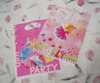 girls personalised party bags by mollie mae handcrafted designs