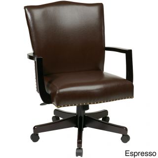 Inspired By Bassett Morgan Faux Leather Managers Chair