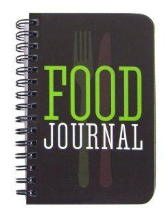 BookFactory Food Journal / Food Diary / Diet Journal Notebook, 120 Pages   5" x 7", Durable Thick Translucent Cover, High Quality Wire O Binding (JOU 120 57CW A (Food))  Record Books 