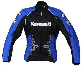 Joe Rocket Kawasaki Jet Z Ladies Textile Motorcycle Jacket Blue/Black Extra Large Automotive