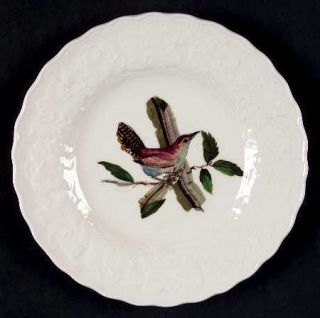 Alfred Meakin Birds Of America (White, Emboss Floral) Bread & Butter Plate, Fine
