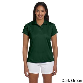Harriton Ladies 4 Oz. Polytech Polo Green Size XXL (18)
