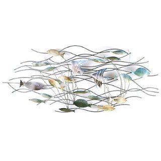Tropical Fish Outdoor Wall Sculpture   Frontgate   Outdoor Fish Decor