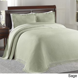 Lamont Home Woven Jacquard Bedspread (shams Sold Separately) Green Size Twin