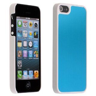 Neewer 	 Blue White Drawing Lines Protection Skin Case Cover For Apple iPhone 5 Cell Phones & Accessories