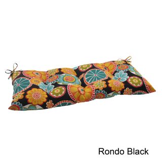 Pillow Perfect Rondo Outdoor Tufted Loveseat Cushion