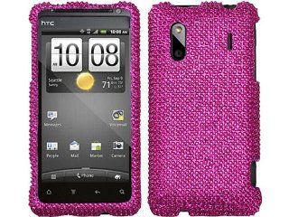 Pink Bling Rhinestone Diamond Crystal Protector for HTC Hero S Kingdom 4G ADR Cell Phones & Accessories