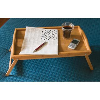 Lipper International Bamboo Bed Tray with Folding Legs