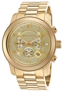 Michael Kors MK8077  Watches,Mens Chronograph Champagne Dial Gold Tone Stainless Steel, Chronograph Michael Kors Quartz Watches