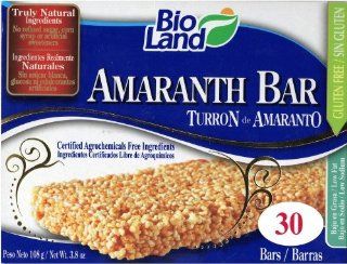 Bioland Amaranth Bar   30 Bars  Granola And Trail Mix Bars  Grocery & Gourmet Food