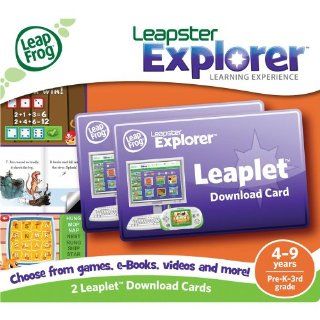 LeapFrog  Leapster Explorer Leaplet  Cards (set of 2) Toys & Games
