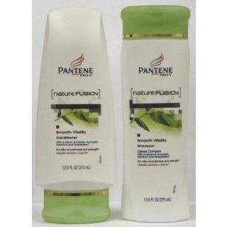 Pantene Pro V Nature Fusion Smooth Vitality Duo Set Shampoo and Conditioner 12.6 Ounces  Beauty