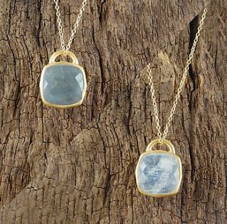 labradorite moonstone double sided necklace by embers semi precious and gemstone designs