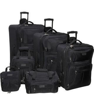 Geoffrey Beene 6 Piece Ebony Luggage Set