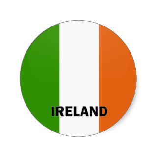 Ireland Roundel quality Flag Stickers