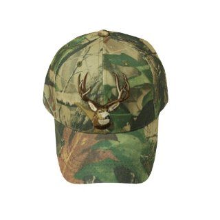 Deer (Front) Graphic Camouflage Design Fishing and Hunting Cap  Fishing Hats  Sports & Outdoors