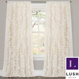 Lush Decor Lush Decor Belle Ivory 84 inch Curtain Panel Ivory Size 54 x 84