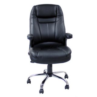 Winport Industries High Back Leather Office Chair with Arms WTB 7158