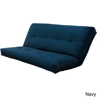 Kodiak Furniture Suedette Full size Solid Futon Cover Blue Size Full