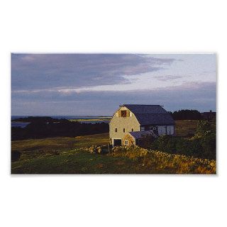 Rustic Land and Sea Scape Print