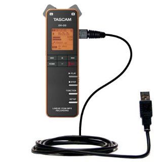 USB Data Hot Sync Straight Cable for the Tascam DR 03  Gomadic TipExchange enabled  Players & Accessories