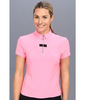 DKNY Golf Barbara S/S Top Womens Short Sleeve Knit (Multi)