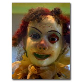 antique clown postcards
