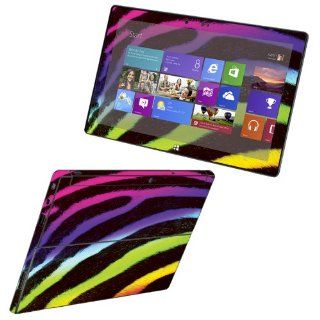 Microsoft Surface RT Tablet Decal Vinyl Skin Rainbow Zebra By Skinguardz Computers & Accessories