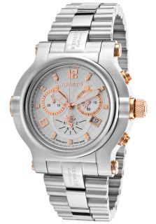 Renato SSR W SSR 5040  Watches,Mens Beast Chronograph Silver Tone Steel White Dial, Diver Renato Quartz Watches